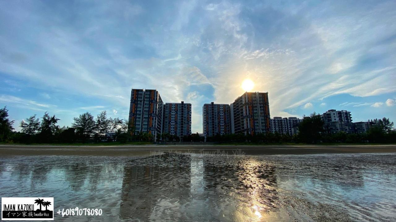 Apartment Sea View & Pool View & Wifi & Netflix At Iman Kazoku Timurbay 2bdr