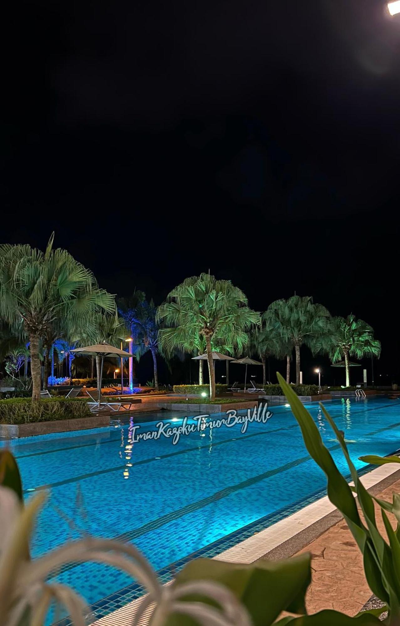 Sea View & Pool View & Wifi & Netflix At Iman Kazoku Timurbay 2bdr Apartment