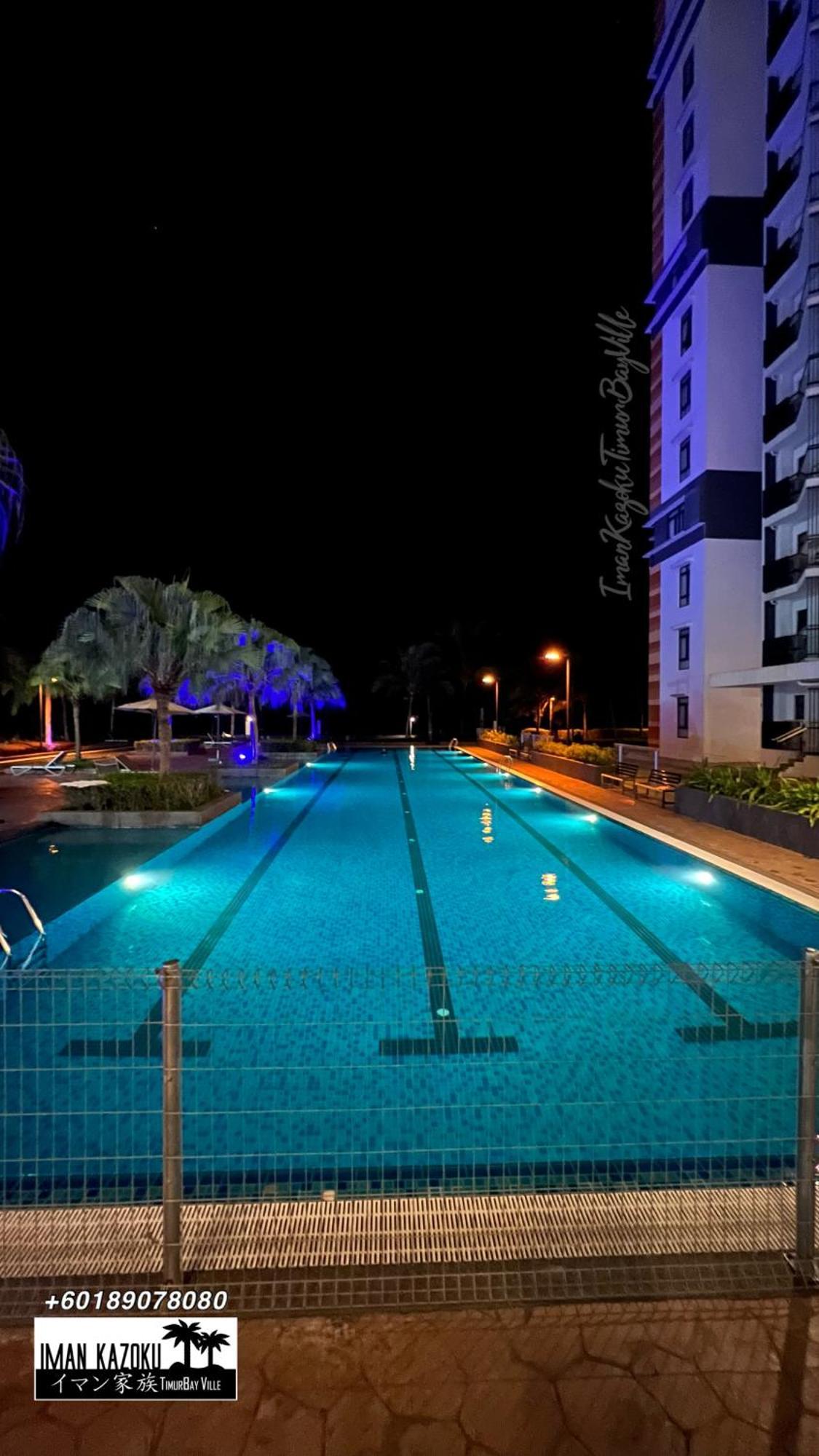 Sea View & Pool View & Wifi & Netflix At Iman Kazoku Timurbay 2bdr Apartment Kuantan